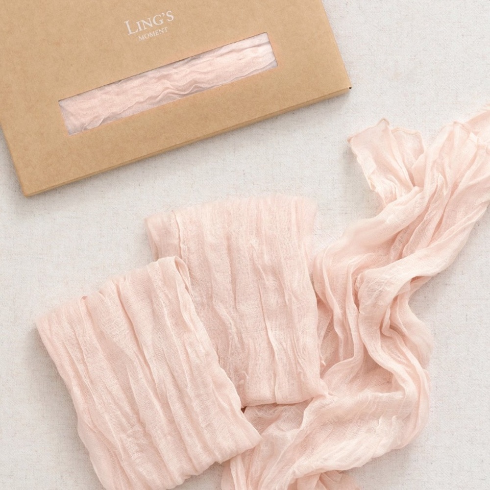Ling's Moment blush table runner
